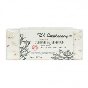 U.S. Apothecary Juniper & Geranium - Bar Soap