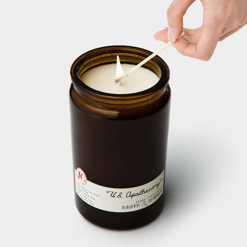 U.S. Apothecary Juniper & Geranium - Candle