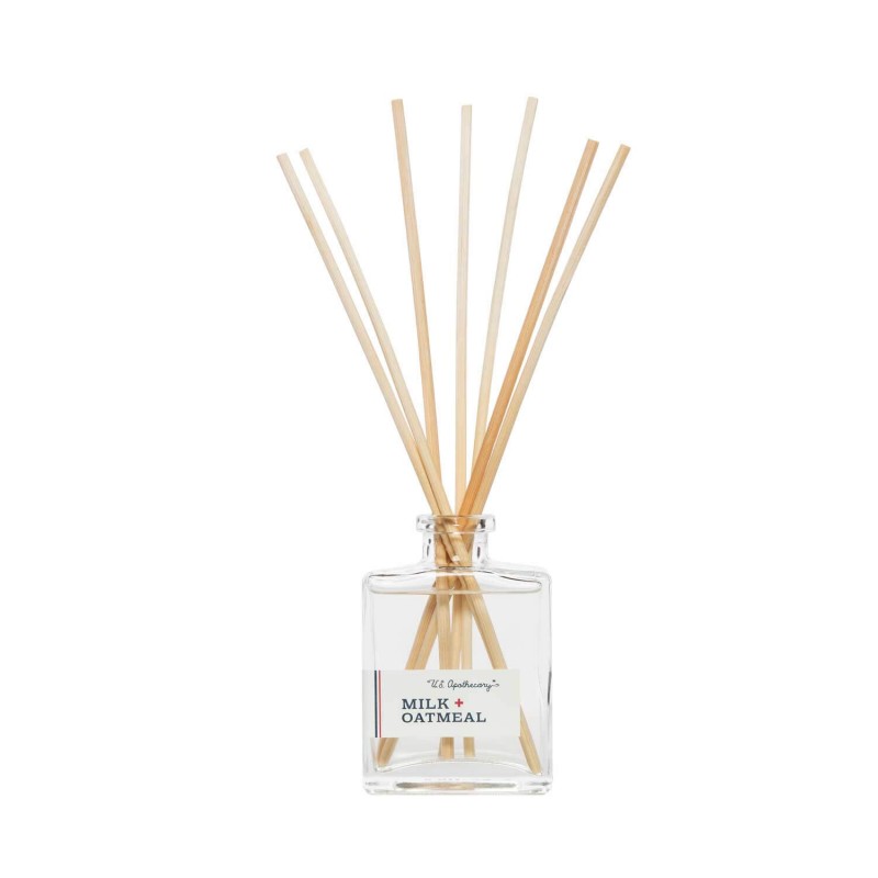 U.S. Apothecary MILK + OATMEAL Reed Diffuser Set 8oz