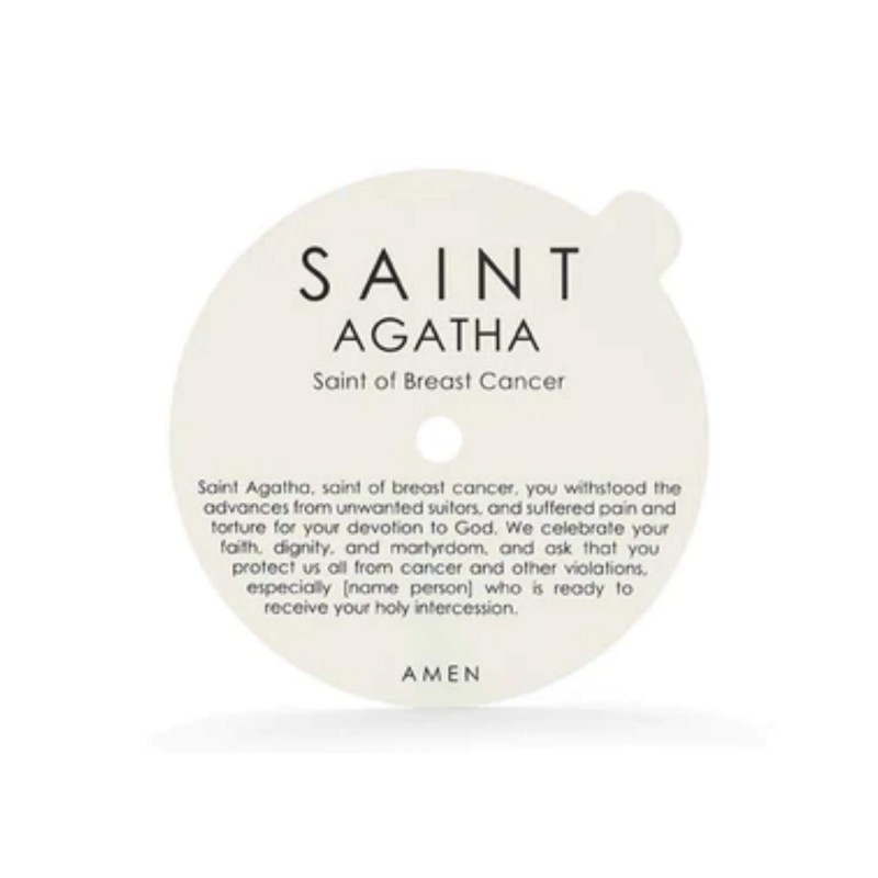 SAINT Agatha Saint of Breast Cancer 11oz Candle 