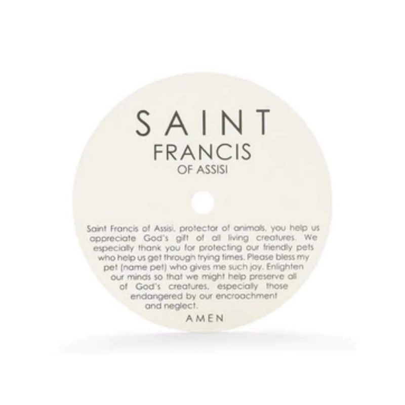 SAINT Francis of Assisi Saint of Animals 11oz Candle 